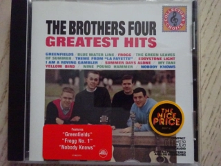 THE BROTHERS FOUR, GREATEST HITS, CD HUDBA