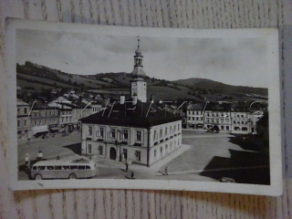 JESENÍK, AUTOBUS, HOTEL SLOVAN, POHLEDNICE 59