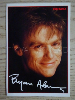 AUTOGRAM BRYAN ADAMS, KARTIČKA BRAVO