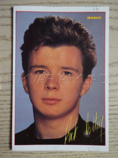 AUTOGRAM ASTLEY RICK, KARTIČKA BRAVO