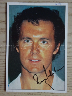 AUTOGRAM BECKENBAUER FRANZ, KARTIČKA BRAVO