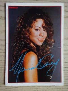 AUTOGRAM CAREY MARIAH, KARTIČKA BRAVO