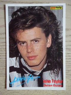 AUTOGRAM TAYLOR JOHN, DURAN DURAN, KARTIČKA BRAVO
