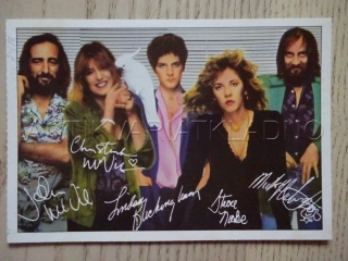AUTOGRAM FLEETWOOD MAC, KARTIČKA BRAVO