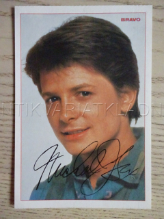 AUTOGRAM FOX J. MICHAEL, KARTIČKA BRAVO