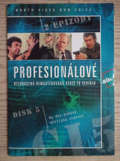 PROFESIONÁLOVÉ, 2 EPIZODY, DISK 5, DVD FILM