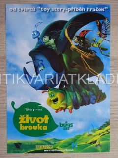 ŽIVOT BROUKA, FILM USA, PLAKÁT WALT DISNEY