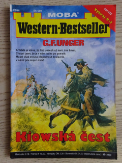 KIOWSKÁ ČEST, G. F. UNGER, WESTERN-BESTSELLER, RODOKAPS, **an