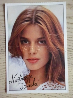 AUTOGRAM KINSKI NASTASSJA, KARTIČKA BRAVO