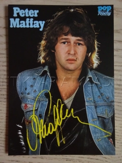 AUTOGRAM MAFFAY PETER, KARTIČKA BRAVO