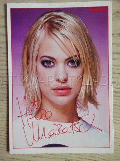 AUTOGRAM MAKATSCH HEIKE, KARTIČKA BRAVO