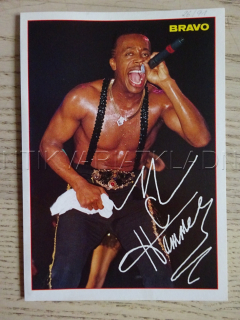 AUTOGRAM MC HAMMER, KARTIČKA BRAVO