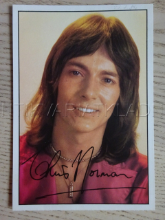 AUTOGRAM NORMAN CHRIS, KARTIČKA BRAVO