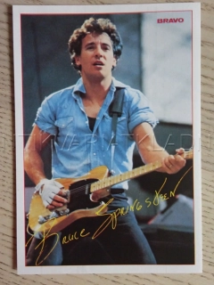AUTOGRAM SPRINGSTEEN BRUCE, KARTIČKA BRAVO