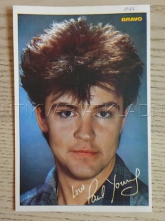 AUTOGRAM YOUNG PAUL, KARTIČKA BRAVO