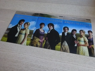 ROZUM A CIT, 1-3, JANE AUSTEN, DVD FILM