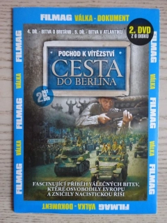 CESTA DO BERLÍNA 2, POCHOD K VÍTĚZSTVÍ, VÁLKA, DVD FILM DOKUMENT