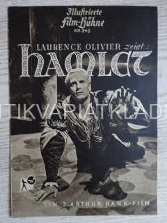 HAMLET, LAURENCE OLIVIER, JEAN SIMMONS, NĚMECKY, BIO PROGRAM 245