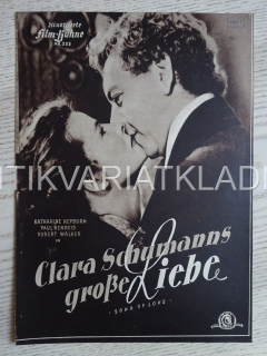 SONG OF LOVE, KATHARINE HEPBURN, NĚMECKY, BIO PROGRAM 333