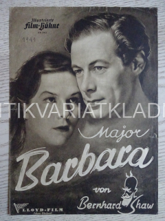 MAJOR BARBARA, DEBORAH KERR, NĚMECKY, BIO PROGRAM 342