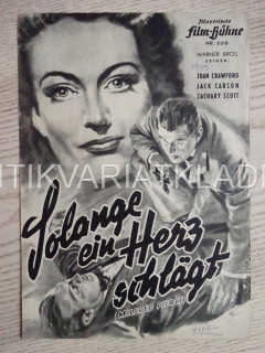 MILDRED PIERCE, JOAN CRAWFORD, NĚMECKY, BIO PROGRAM 699
