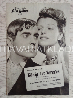 BLOOD AND SAND, TYRONE POWER, NĚMECKY, BIO PROGRAM 763