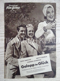 DON AMECHE, BETTY GRABLE, NĚMECKY, BIO PROGRAM 765