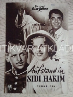GUNGA DIN, CARY GRANT, NĚMECKY, BIO PROGRAM 1195