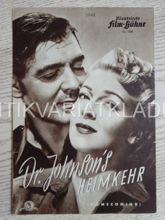 HOMECOMING, CLARK GABLE, NĚMECKY, BIO PROGRAM 1208