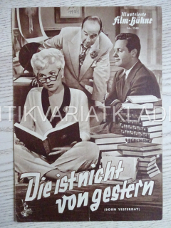 BORN YESTERDAY, JUDY HOLIDAY, NĚMECKY, BIO PROGRAM 1348
