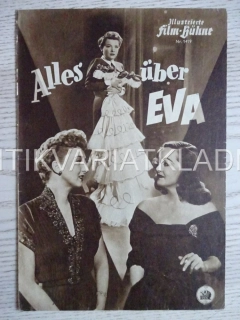 ALL ABOUT EVE, BETTE DAVIS, NĚMECKY, BIO PROGRAM 1419