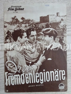 BEAU GESTE, GARY COOPER, NĚMECKY, BIO PROGRAM 1626