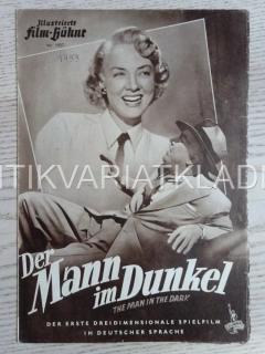 THE MAN IN THE DARK, MUŽ VE STÍNU, EDMOND O'BRIEN, NĚMECKY, BIO PROGRAM 1957