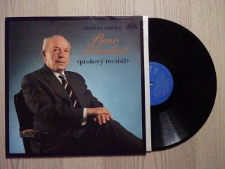 NÁRODNÍ UMĚLEC BENO BLANCHUT, PÍSŇOVÝ RECITÁL, GRAMODESKA