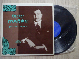 PORTRÉT PĚVCE, OTAKAR MAŘÁK, GRAMODESKA