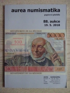 AUREA NUMISMATIKA PAPÍROVÁ PLATIDLA, 2018, **an