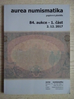 AUREA NUMISMATIKA PAPÍROVÁ PLATIDLA, 2017, **an