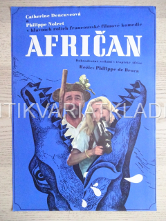 AFRIČAN, FILM FR, R: DE BROEN, PL: UNGRÁD, DENEUEV, NOIRET, PLAKÁT 627