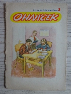 OHNÍČEK Č. 14/1951, ROČNÍK II, KOMIKS, NEPRAKTA, SEKORA, BURIAN