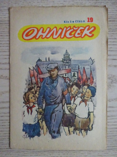 OHNÍČEK Č. 19/1951, KOMIKS, NEPRAKTA, SEKORA, BURIAN