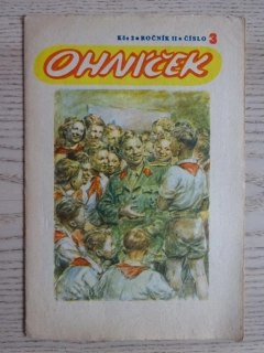 OHNÍČEK Č. 3/1951, ROČNÍK II, KOMIKS, NEPRAKTA, SEKORA, BURIAN