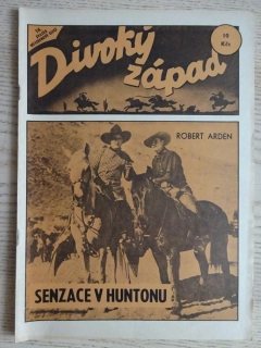 DIVOKÝ ZÁPAD: SENZACE V HUNTONU, 14. SVAZEK WESTERNOVÉ EDICE, RODOKAPS, **an