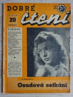 DOBRÉ ČTENÍ, Č. 20, ROČNÍK IV., L. ZEMKOVÁ, **an