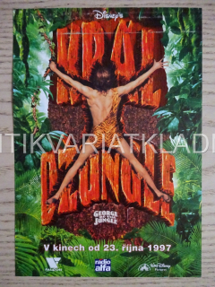 KRÁL DŽUNGLE, B. FRASER, FILMOVÝ LETÁK