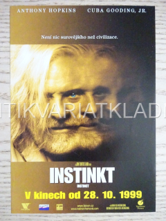 INSTINKT, A. HOPKINS, C. GOODING JR., FILMOVÝ LETÁK