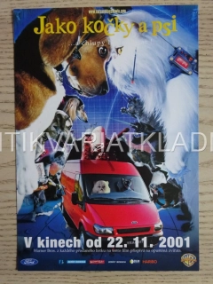 JAKO KOČKY A PSI, FILMOVÝ LETÁK