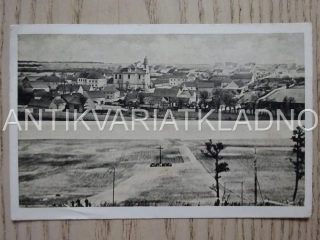 LIDICE PŘED A PO ZNIČENÍ, VÝROČNÍ RAZÍTKO, OKRES KLADNO, POHLEDNICE 440