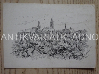 KLADNO, ROK 1925, POHLEDNICE 448
