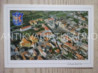 KLADNO, POHLED NA HISTORICKOU ČÁST MĚSTA, POHLEDNICE 464