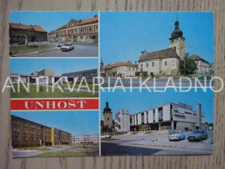 UNHOŠŤ, OKRES KLADNO, POHLEDNICE 502